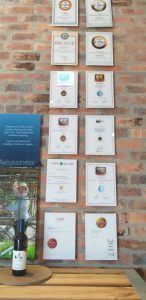 wall of awards